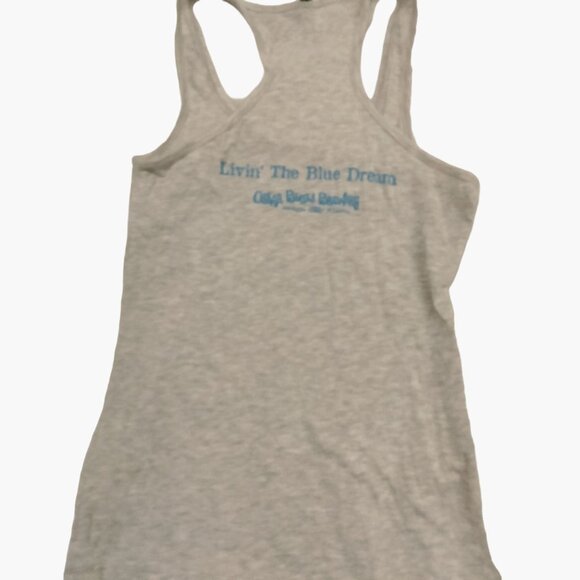 Casitas Blue IPA Racerback Tank Top S Gray Small Craft Beer - Picture 3 of 6